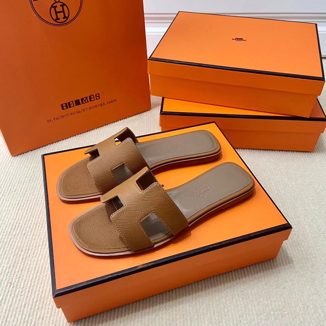 에르메스 올수공 오란 슬리퍼 샌들 앱송 37